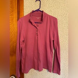 5 for $25! Pink button turtle neck